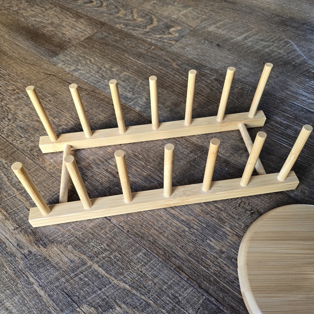Wooden Mug Tree Rack Set - Picture 3 of 4